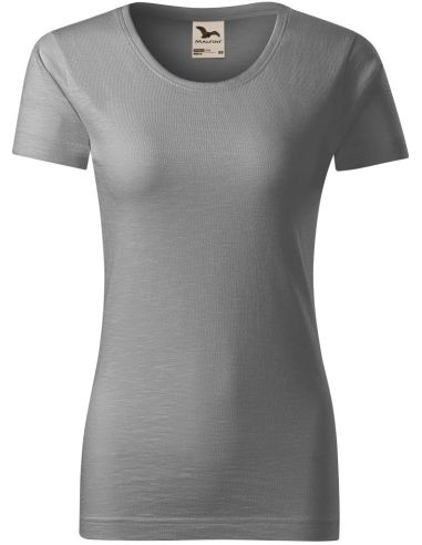 Tričko dámske Native (GOTS) 174 starostrieborná