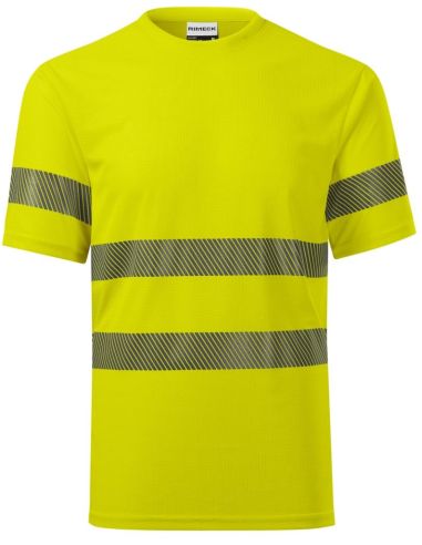 Tričko unisex HV Dry 1V8 fluorescenčná žltá