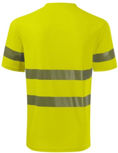 Tričko unisex HV Dry 1V8 fluorescenčná žltá