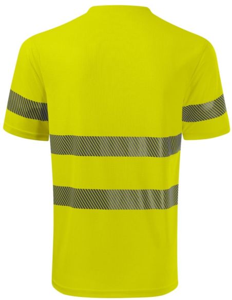 Tričko unisex HV Dry 1V8 fluorescenčná žltá