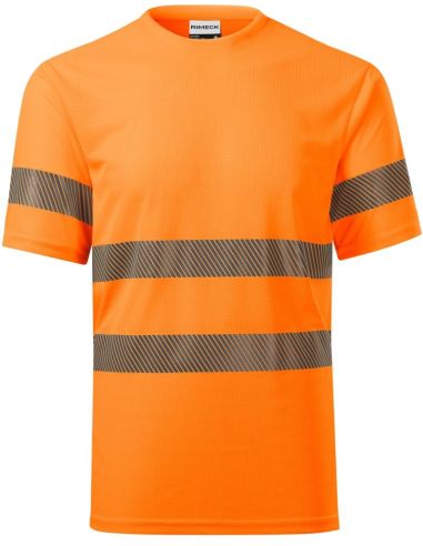 Tričko unisex HV Dry 1V8 fluorescenčná oranžová