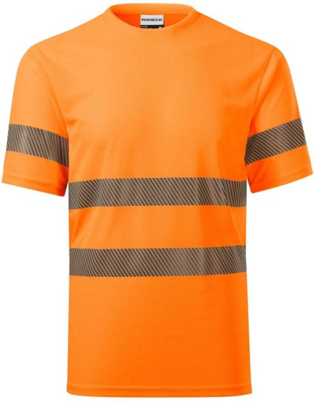 Tričko unisex HV Dry 1V8 fluorescenčná oranžová