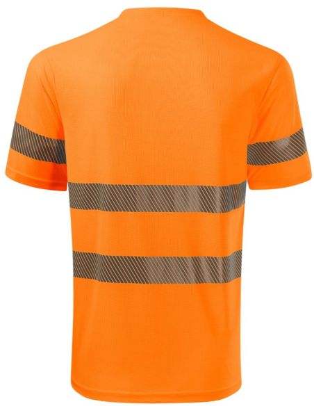 Tričko unisex HV Dry 1V8 fluorescenčná oranžová