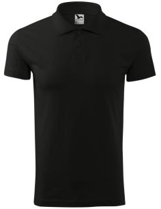 Polokošeľa pánska Single J. 202 čierna 2