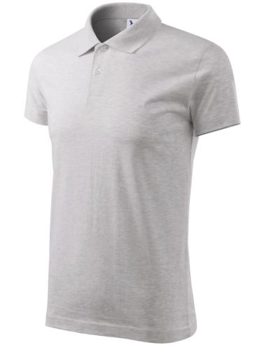 Polokošeľa pánska Single J. 202 svetlosivý melír