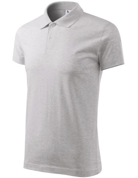 Polokošeľa pánska Single J. 202 svetlosivý melír