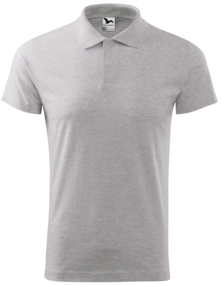 Polokošeľa pánska Single J. 202 svetlosivý melír