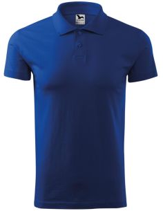 Polokošeľa pánska Single J. 202 kráľovská modrá 2