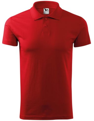 Polokošeľa pánska Single J. 202 červená