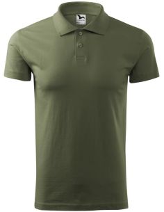 Polokošeľa pánska Single J. 202 khaki 2