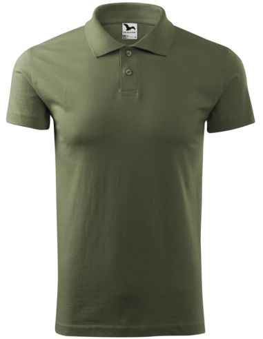 Polokošeľa pánska Single J. 202 khaki
