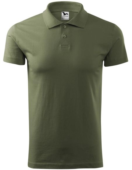 Polokošeľa pánska Single J. 202 khaki