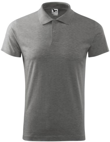 Polokošeľa pánska Single J. 202 tmavosivý melír