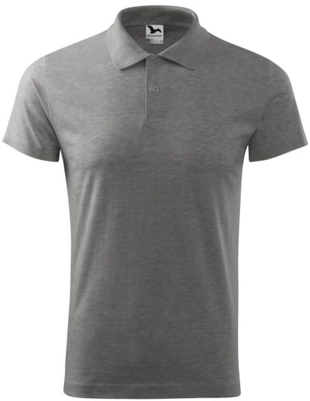 Polokošeľa pánska Single J. 202 tmavosivý melír