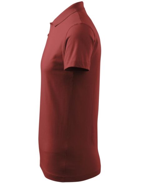 Polokošeľa pánska Single J. 202 bordová