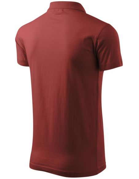 Polokošeľa pánska Single J. 202 bordová