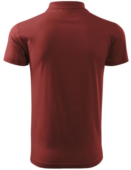 Polokošeľa pánska Single J. 202 bordová