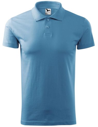 Polokošeľa pánska Single J. 202 svetlomodrá