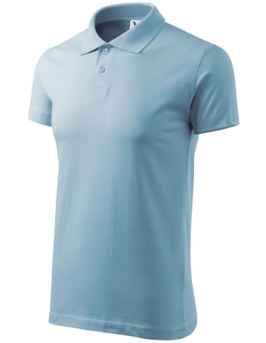 Polokošeľa pánska Single J. 202 nebeská modrá