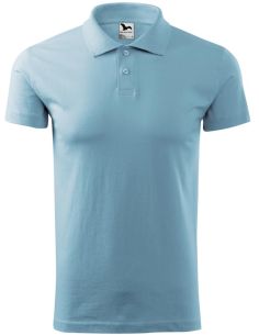 Polokošeľa pánska Single J. 202 nebeská modrá 2