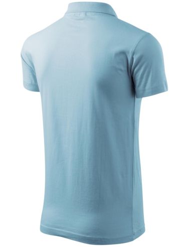 Polokošeľa pánska Single J. 202 nebeská modrá