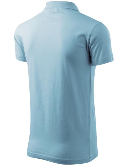 Polokošeľa pánska Single J. 202 nebeská modrá