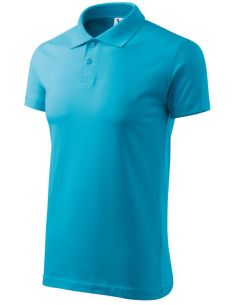 Polokošeľa pánska Single J. 202 tyrkysová