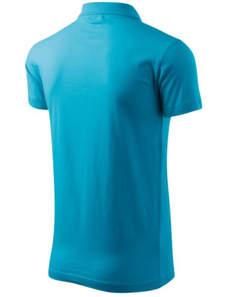 Polokošeľa pánska Single J. 202 tyrkysová