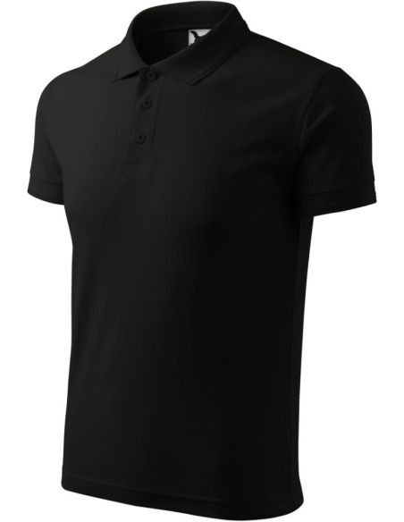 Polokošeľa pánska Pique Polo 203 čierna