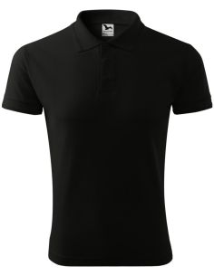 Polokošeľa pánska Pique Polo 203 čierna 2