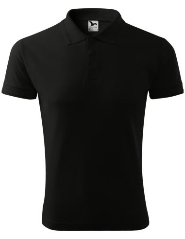 Polokošeľa pánska Pique Polo 203 čierna