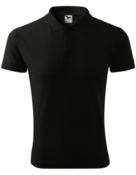 Polokošeľa pánska Pique Polo 203 čierna