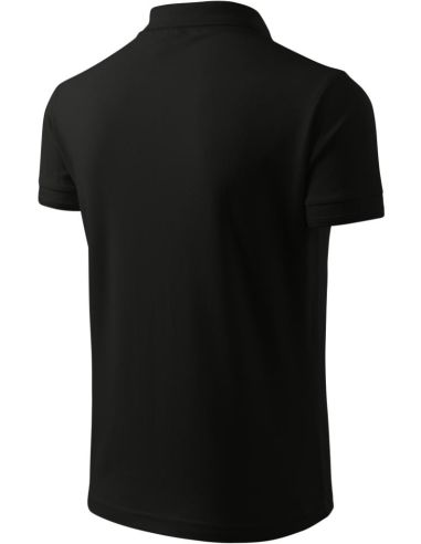 Polokošeľa pánska Pique Polo 203 čierna
