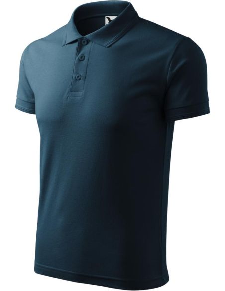 Polokošeľa pánska Pique Polo 203 tmavomodrá