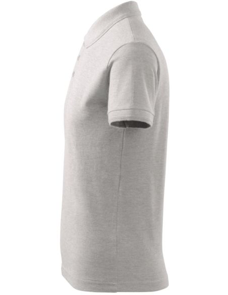 Polokošeľa pánska Pique Polo 203 svetlosivý melír