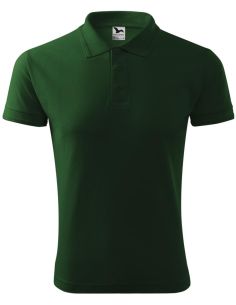 Polokošeľa pánska Pique Polo 203 fľaškovozelená 2