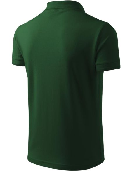 Polokošeľa pánska Pique Polo 203 fľaškovozelená
