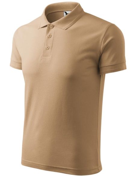 Polokošeľa pánska Pique Polo 203 piesková