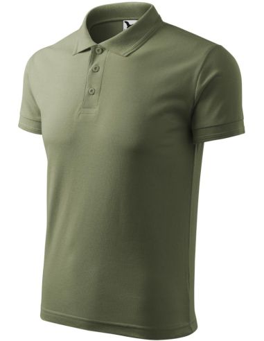 Polokošeľa pánska Pique Polo 203 khaki