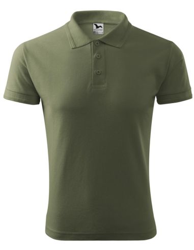 Polokošeľa pánska Pique Polo 203 khaki