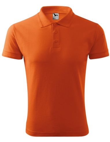 Polokošeľa pánska Pique Polo 203 oranžová