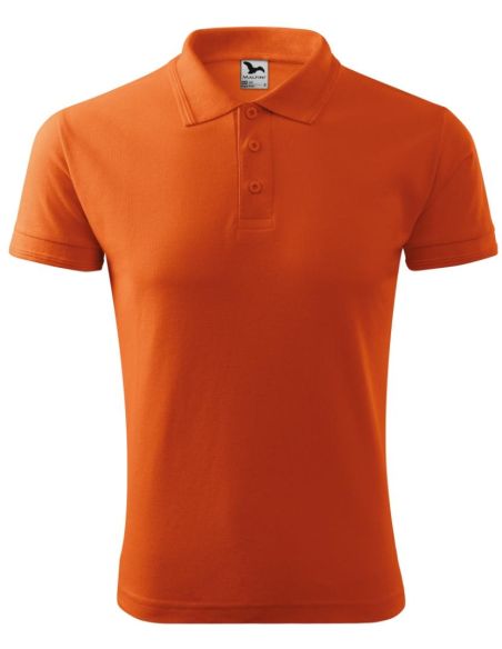 Polokošeľa pánska Pique Polo 203 oranžová