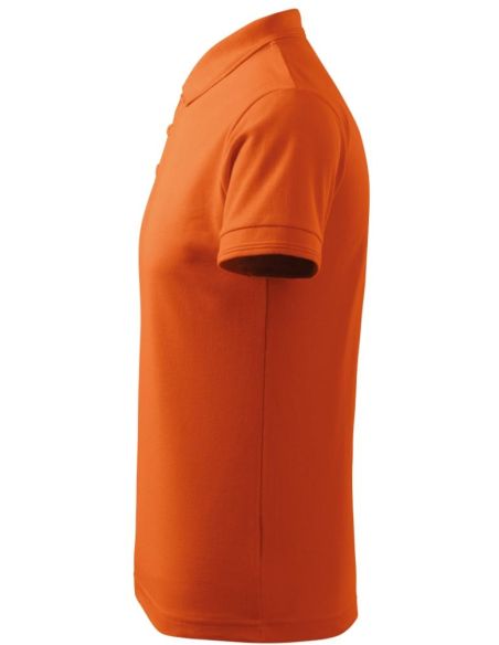 Polokošeľa pánska Pique Polo 203 oranžová