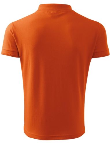 Polokošeľa pánska Pique Polo 203 oranžová