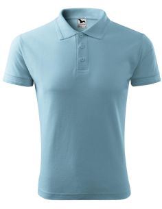 Polokošeľa pánska Pique Polo 203 nebeská modrá 2