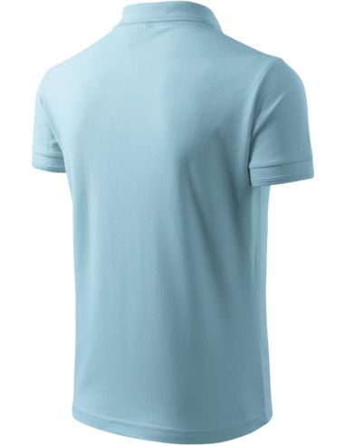Polokošeľa pánska Pique Polo 203 nebeská modrá