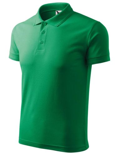 Polokošeľa pánska Pique Polo 203 trávová zelená