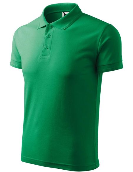Polokošeľa pánska Pique Polo 203 trávová zelená