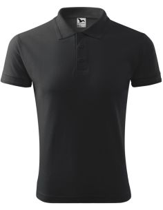 Polokošeľa pánska Pique Polo 203 antracitový melír 2