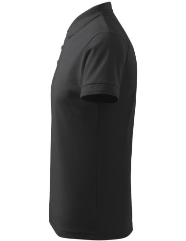 Polokošeľa pánska Pique Polo 203 antracitový melír